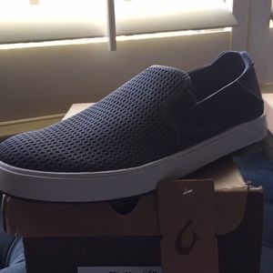 Men’s”s Olukai Lae Ahi Slip on. NWT SZ 13 Grey